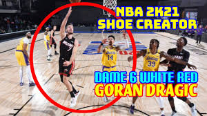 The u/goran_dragic community on reddit. Nba Shoe Creator Dame 6 White Red Goran Dragic Damian Lillard Adidas Nba 2k21 Youtube