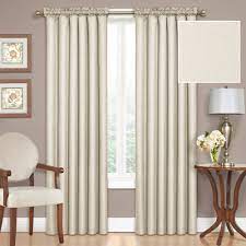 Blackout curtains are made different to ordinary curtains and the best ones encompass thermaback technology. Eclipse Samara Solid Color Blackout Rod Pocket Single Curtain Panel Ivory 42x54 Walmart Com Walmart Com