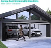 Amazon.com: Pantalla deslizante para puerta de garaje con ...