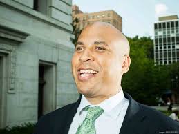 Newark Mayor Cory Booker connects with Google's Schmidt