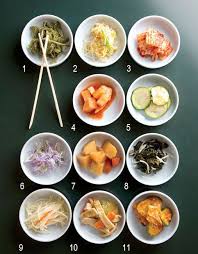 Korean Dining First Timers Are Often Surprised When A Procession Of Anywhere From Four To Nine Small Metal Bowls F Korean Food Korean Side Dishes Asian Recipes