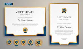File mentahan template desain sertifikat dan piagam dari kanalmu ini kamu bisa download secara gratis, namun kami akan sangat. Certificate Images Free Vectors Stock Photos Psd