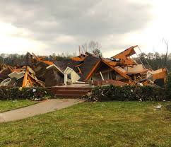 The tornado struck the heart of the city, causing a great deal of damage. Deadly Tornadoes Cut Path Of Destruction Across Alabama Georgia