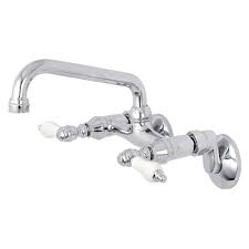 Trust kingston for all of your servers, desktops and laptops memory needs. Kingston Brass Adjustable Center Porcelain 2 Handle Wall Mount Standard Kitchen Faucet In The Home Depot Canada