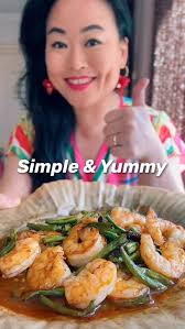 Sweet and Spicy Shrimp with Green Beans, 140 gram Shrimp, 125 gram Green  Beans, 2 tbsp honey, 2 tbsp Chilioil, Salt & pepper, Air fryer at 200  degrees for 10 minutes, Stirring for another 5 minutes, ...