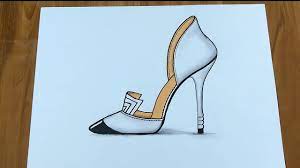 Simple But Beautiful / High Heels Drawing For Beginners - Youtube