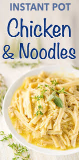 Instant Pot Chicken Noodles Is A Comforting Meal The Whole Family Will Enjoy U Instant Pot Recipes Chicken Chicken Noodle Soup Instant Pot Instant Pot Recipes