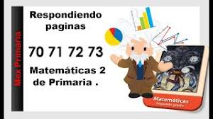 Busca tu tarea busca por tema. Respuesta Libro De Matematicas Segundo De Primaria Pagina 70 71 72 73 Mate 2 Pag 70 71 72 73 Youtube