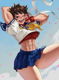 kasugano sakura (street fighter and 1 more) drawn by mootium | Danbooru