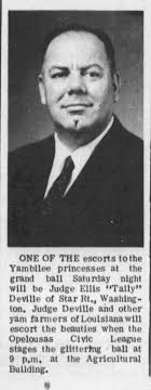 Mrs. Denver Loupe's obituary was in the Morning Advocate today. It states  that she taught at St . James High, probably when he was county agent for  St.James Parish.