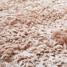 Glam Shag Rug Rose Gold Shag Rug Rose Gold Room Decor Rose Gold Rug