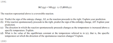 There is a direct relationship between δg⁰ and the equilibrium constant k.we can establish this relationship by substituting the equilibrium values (δg = 0, and k = q) into the equation for determining free energy change under nonstandard conditions:. How Do I Do Part D I Have Seen Answers Involving The Dg Rtlnk Equation But How Do We Know That The Temperature Is Standard I Get That Dg 0 At Equilibrium But How