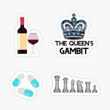 Get My Art Printed On Awesome Products Support Me At Redbubble Rbandme Https Www Redbubble Com I Sticker Th The Queen S Gambit Queen S Gambit Pop Stickers