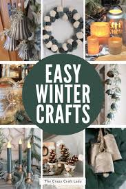 ‪Cozy and Creative Winter Crafts for Adults - The Crazy Craft Lady‬‏