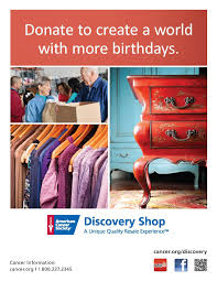 Discovery Shops Are Always Accepting Donations Of High Quality Goods Donations Are Tax Deductible Call Your Neighborh With Images Shopping Home Decor Discovery
