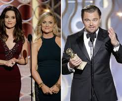 Tina fey and amy poehler are once again returning to host the golden globes. Tina Fey Disses Leonardo Dicaprio At Golden Globes Hear The Hilarious Quip Hollywood Life