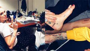 0 (0) saturday night live transcripts season 29: Miley Cyrus Tattoo She Got On Snl Mysteriously Says We Babies Hollywood Life