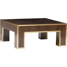 Bijan Square Cocktail Table 1 459 Liked On Polyvore Featuring Home Furniture Table Mid Century Modern Coffee Table Square Cocktail Table Cocktail Tables