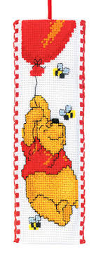 Vervaco bookmark counted cross stitch kit goose feather diy. Disney Winnie The Pooh Balloon Bookmark Cross Stitch Kit