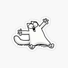 Der angemessene schlafplatz für jede coole katze ist das runde simon's cat bett in signalrot. Simons Cat Geschenke Merchandise Redbubble