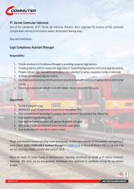 Lowongan kerja pt keihin indonesia terbaru april 2021. Recruitment Pt Kai Persero