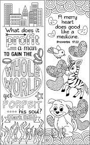 Set Of 8 Bible Coloring Bookmarks Cute Christian Markers Etsy Coloring Bookmarks Bible Coloring Pages Bible Verse Coloring Page