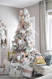 Masterbedroom Christmas Tour Rose Gold Christmas Tree In The Bedroom Christmas Table Decorations Rose Gold Christmas Rose Gold Christmas Tree
