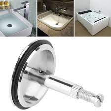 The overflow plate includes an adapter to fit both 1 and 2 hole plates. Buy 43mm Bathtub Drain Stopper Bathroom Bath Tub Sink Waste Pop Up Plug Replacement At Affordable Prices Free Shipping Real Reviews With Photos Joom