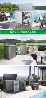 Biohort Aufbewahrungsbox Highboard Aufbewahrungsbox Aufbewahrungsbox Garten Hintergarten