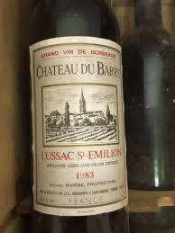 Découvrez tous nos univers gourmands. Chateau Du Barry Lussac Saint Emilion Vivino