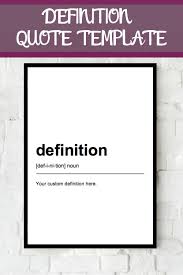 Definition Name Art Custom Print Etsy Custom Quote Print Quote Prints Custom Quotes