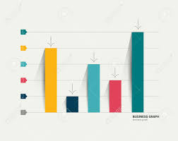 Example Of Business Flat Design Graph Infographics Color Chart