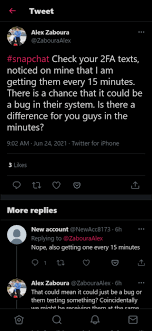 In case the app is promoted by an agency, snap app id can be added by the advertiser only. Snapchat Users Are Being Spammed With 2fa Code Messages