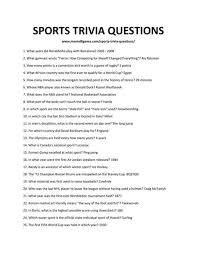 Sports itself is vast and there are plenty of things to … Printable Sports Trivia 35 Images 6 Best Printable Baseball Trivia And Answers Baseball Trivia Printable Gamecustom Digital File For General Sports Quiz Questions And Answers