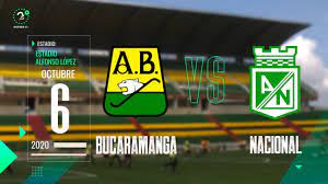 El club atlético bucaramanga es un club de fútbol en colombia ubicado en bucaramanga, capital del departamento de santander, que participa en el campeonato de la categoría primera a, máxima categoría de la división mayor del fútbol colombiano. En Vivo Bucaramanga Vs Nacional Ligabetplay 2020 Youtube