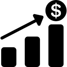 Business Chart Increase Graph Revenue Income Icon