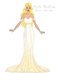 Stella Wedding Dress By Tjibi On Deviantart Winx Club Deviantart Cat Breeder