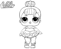 Coloring Pages Of Lol Durprise Dolls 80 Pieces Of Black And White