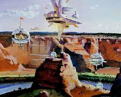 Vision Of The Future The Art Of Robert Mccall Pioneering The Space Frontier An Otherworldly Art Of Robert Mccall Art Futuristic Art Retro Futurism