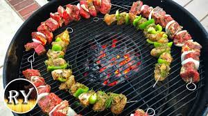 For a complete recipe to accompany. My Mediterranean Kebabs Grilled On The Weber Kettle Youtube