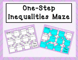 No Prep One Step Inequalities Maze Addition And Subtraction Multiplication And Division Addition And Subtraction Solving Inequalities