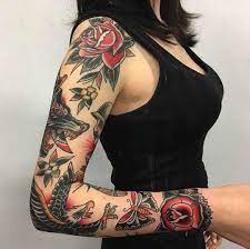 Check spelling or type a new query. Black And Red Traditional Tattoo Sleeve Novocom Top
