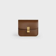 Alexa studded calfskin leather bag black). Teen Classic Bag In Box Calfskin Camel 192523dls 04fg Celine