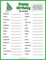 Check spelling or type a new query. Word Scrambles Printable Puzzles