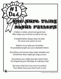Father S Day Poems For Kids Woo Jr Kids Activities