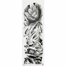 A collection of black and grey tattoos executed over the course of the past 10 years. 1 Buah Black Lotus Bunga Tato Sementara Stiker Dengan Lengan Tubuh Seni Besar Lengan Besar Tato Palsu Stiker Sementara Tato Aliexpress