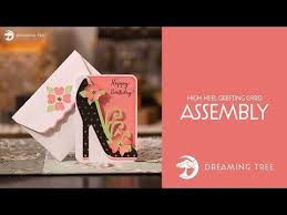 Surprise your loved ones with a unique and memorable greeting card that will make their day. High Heel Greeting Card Free Svg Dreaming Tree Cricut Birthday Cards Birthday Card Template Free Dreaming Tree
