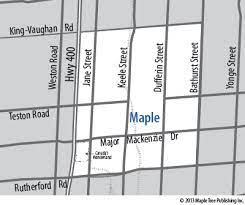 Directions To Vaughan Ontario Maple - Neighbourhood Guide