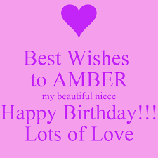 Check spelling or type a new query. Best Wishes To Amber My Beautiful Niece Happy Birthday Lots Of Love Poster Heather Keep Calm O Matic
