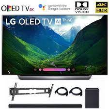 Lg Oled65c8 Oled 65c8 Oled65c8pua 65 C8 Oled 4k Hdr Ai Smart Tv 2018 Model Lg Sk8y 2 1 Ch High Res Audio Sound Bar Wall Mount Oled Tv Smart Tv 65 Inch Tvs
